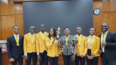 The victorious team, proudly representing Nigeria, comprised students hailing from St. Michael’s Model Comprehensive Secondary School in Nimo, All Hallows Seminary in Onitsha, and Mater Amabilis in Umuoji