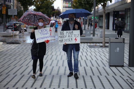 Protesty przeciwko zakazowi aborcji po raz kolejny odbyły się w całej Polsce