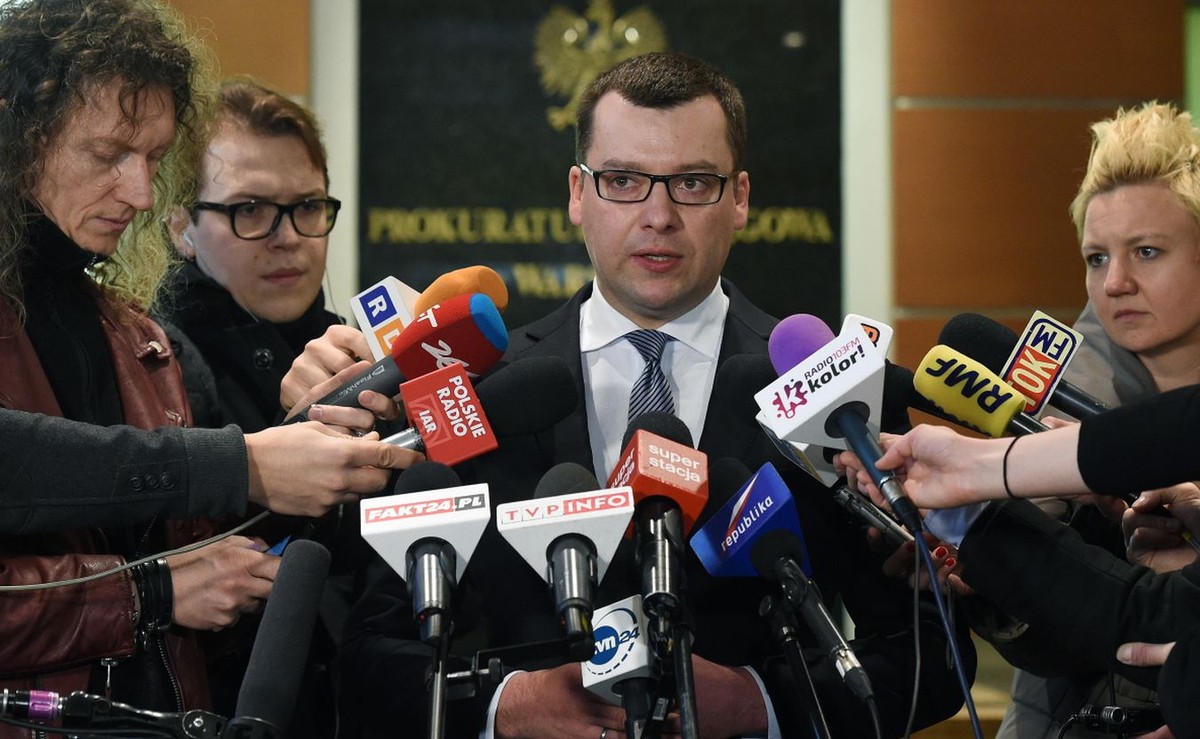 Rzecznik prasowy stołecznej prokuratury okręgowej Przemysław Nowak