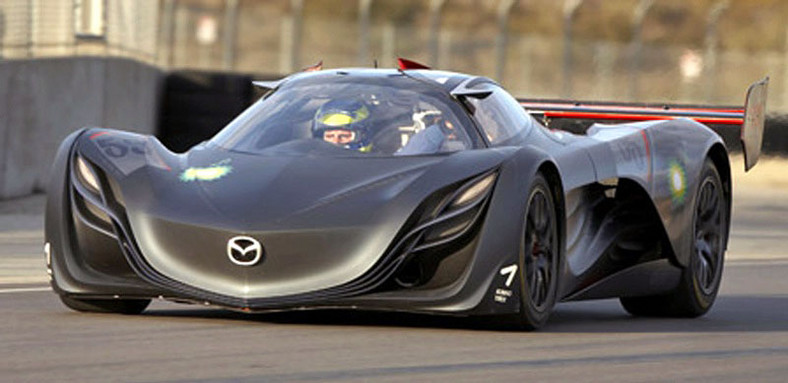 Mazda Furai Concept: studium z silnikiem Wankla na torze (nowe zdjęcia)
