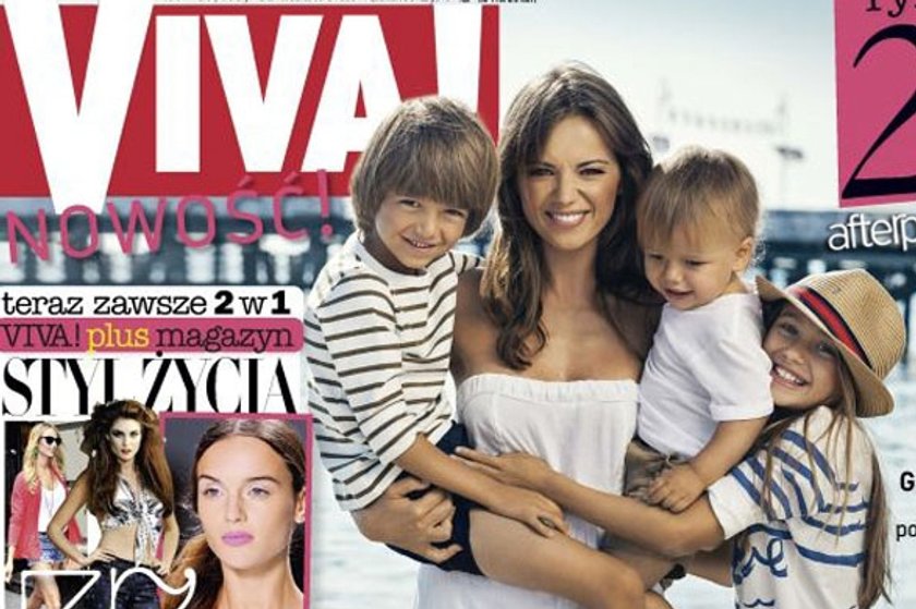 Anna Przybylska con niños.
