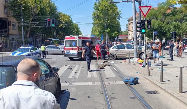 Udes u centru Beograda