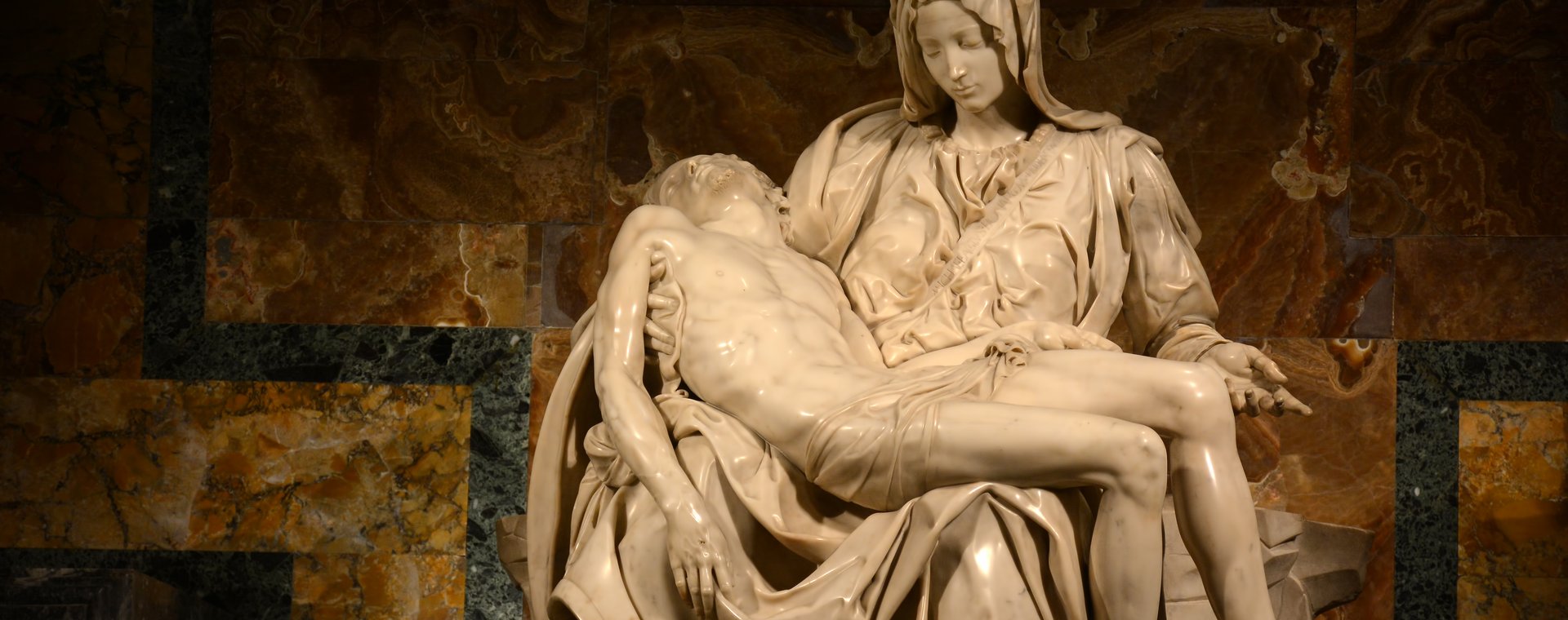 Pietà, rzeźba Michała Anioła, bazylika św. Piotra w Rzymie