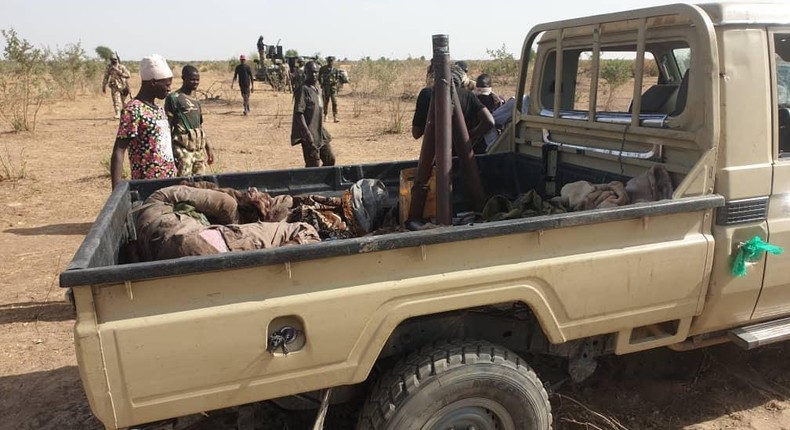 Troops kill over 1000 Boko Haram terrorists since Buratai relocated  to Northeast. [Twitter/@HQNigerianArmy]