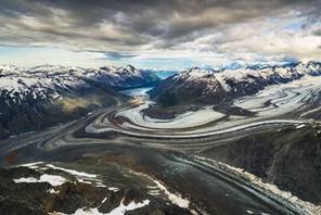 Tweedsmuir Glacier, Kluane National Park and Reserve, near Haines Junction; Yukon, Canada