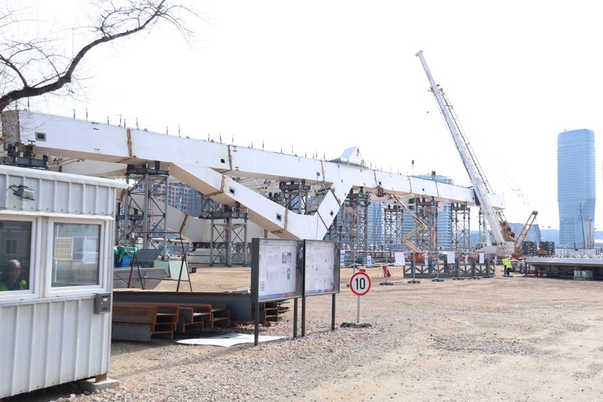 Novi most preko Save: Izgradnja u toku