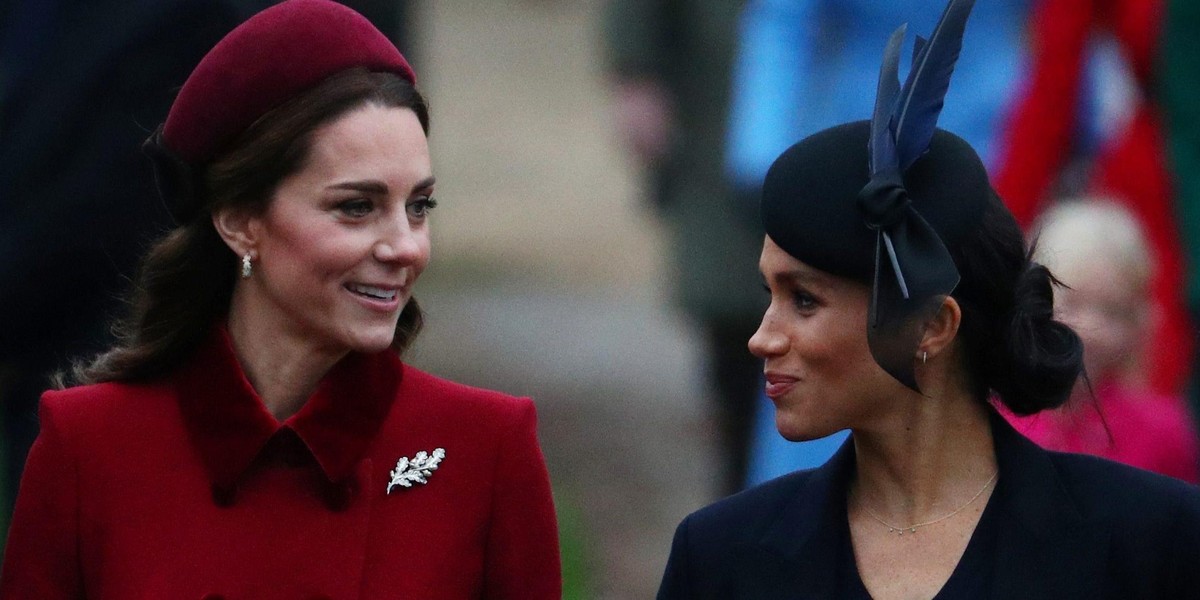 Księżna Kate i Meghan Markle.