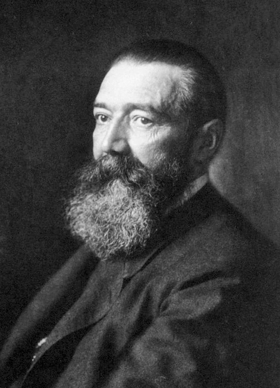 Paul Julius Möbius. Fotografia portretowa wykonana około 1900 roku