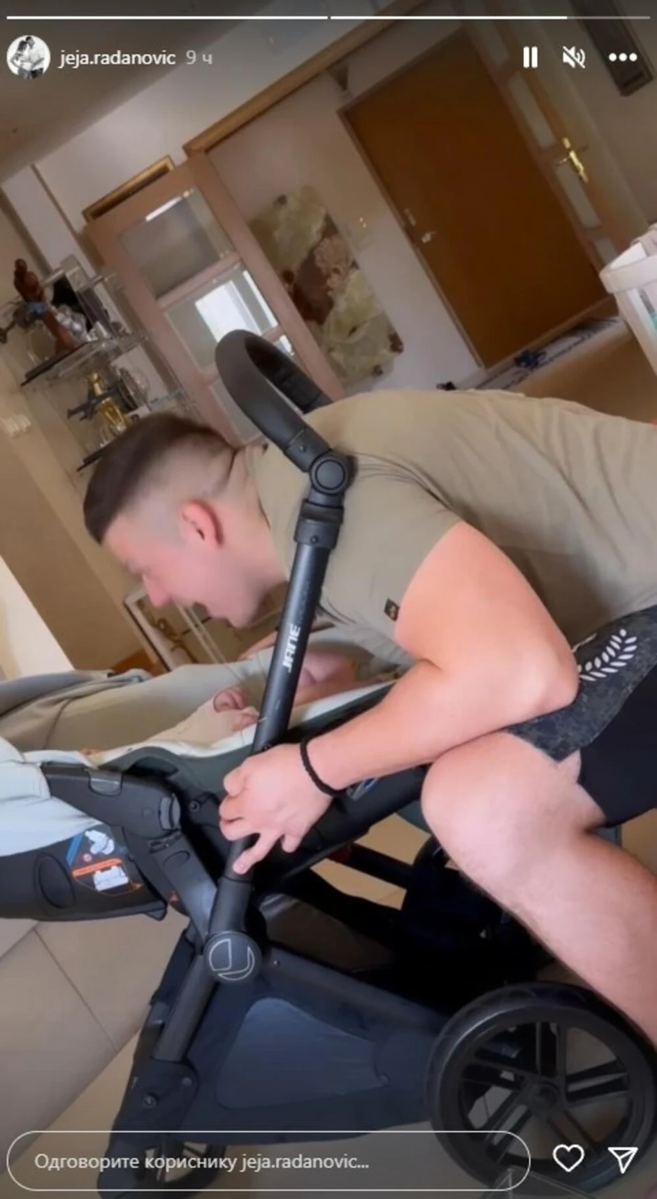 Sloba Radanović sa sinom Damjanom