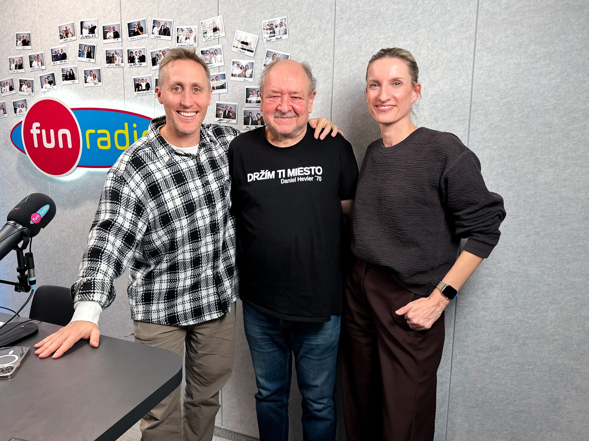 Matej Sajfa Cifra, Daniel Hevier a Adela Vinczeová.