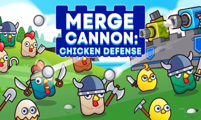 Merge Cannon: Chicken Defense