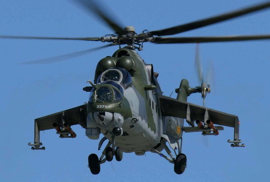 Czechy oddały Ukrainie w sumie osiem śmigłowców  Mi-35