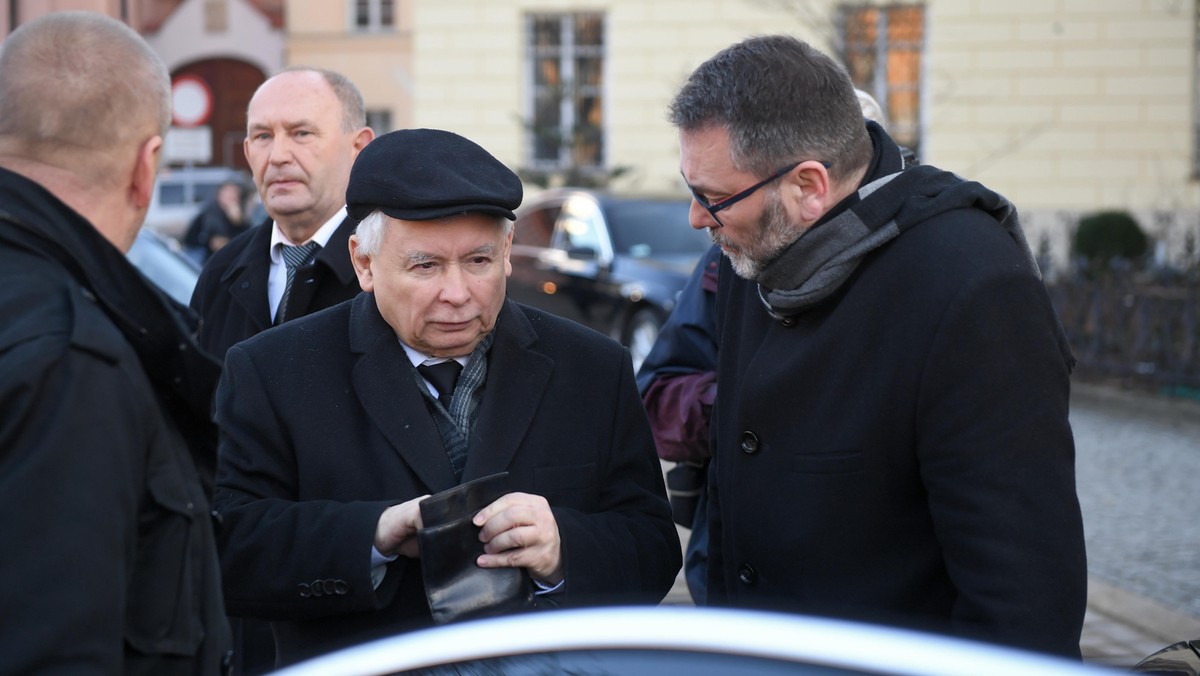 Prezes PiS Jarosław Kaczyńsko