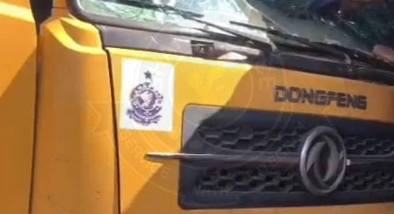 Ghana Police Service Distances Itself from Truck in Viral Accident Video