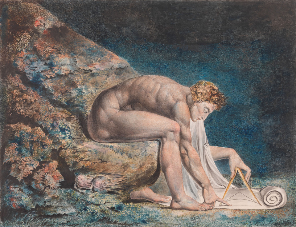 William Blake, "Newton" (1795- ok. 1805)