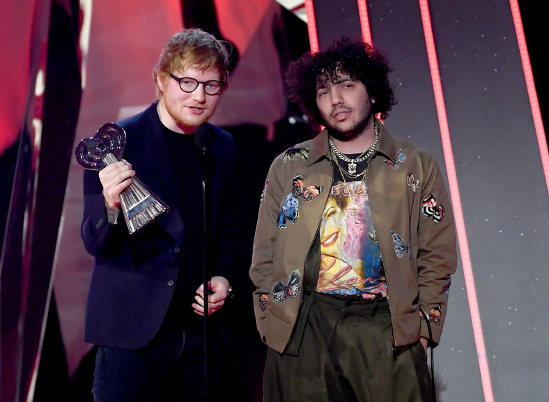 Ed Sheeran i Benny Blanco w 2017 r.