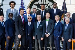 Joe Biden przyjął w Białym Domu koszykarzy Milwaukee Bucks