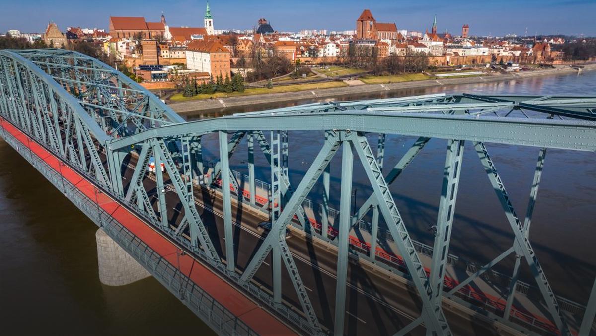 Most im. Piłsudskiego w Toruniu po remoncie