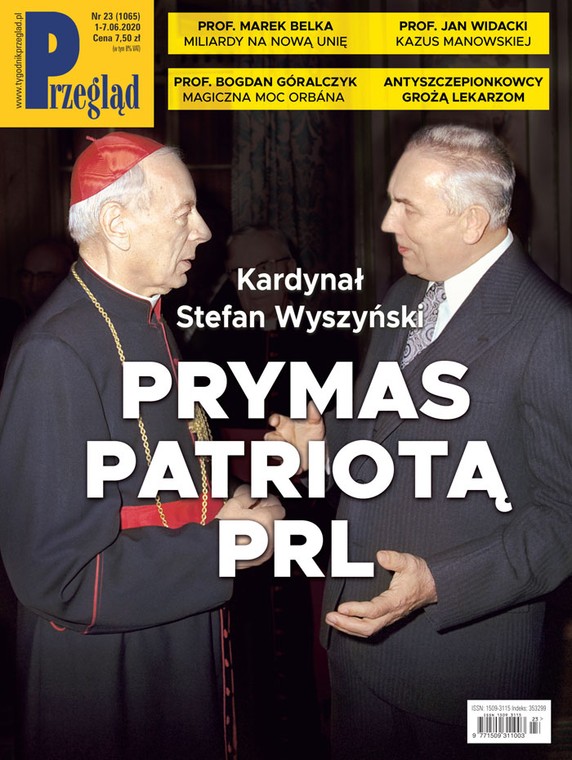 Okładka tygodnika "Przegląd"