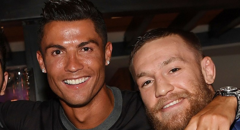 Cristiano Ronaldo and Conor McGregor