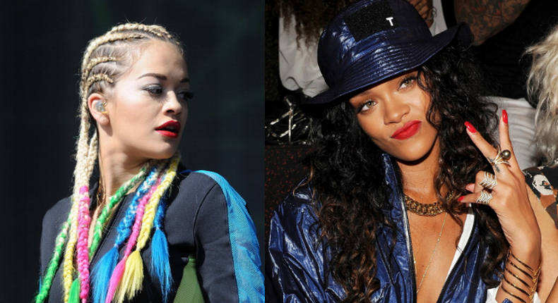 British singer, Rita Ora and Rihanna 