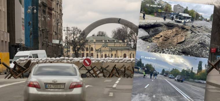 Ukraińcy w błyskawicznym tempie odbudowują drogi zniszczone rakietami [ZDJĘCIA]
