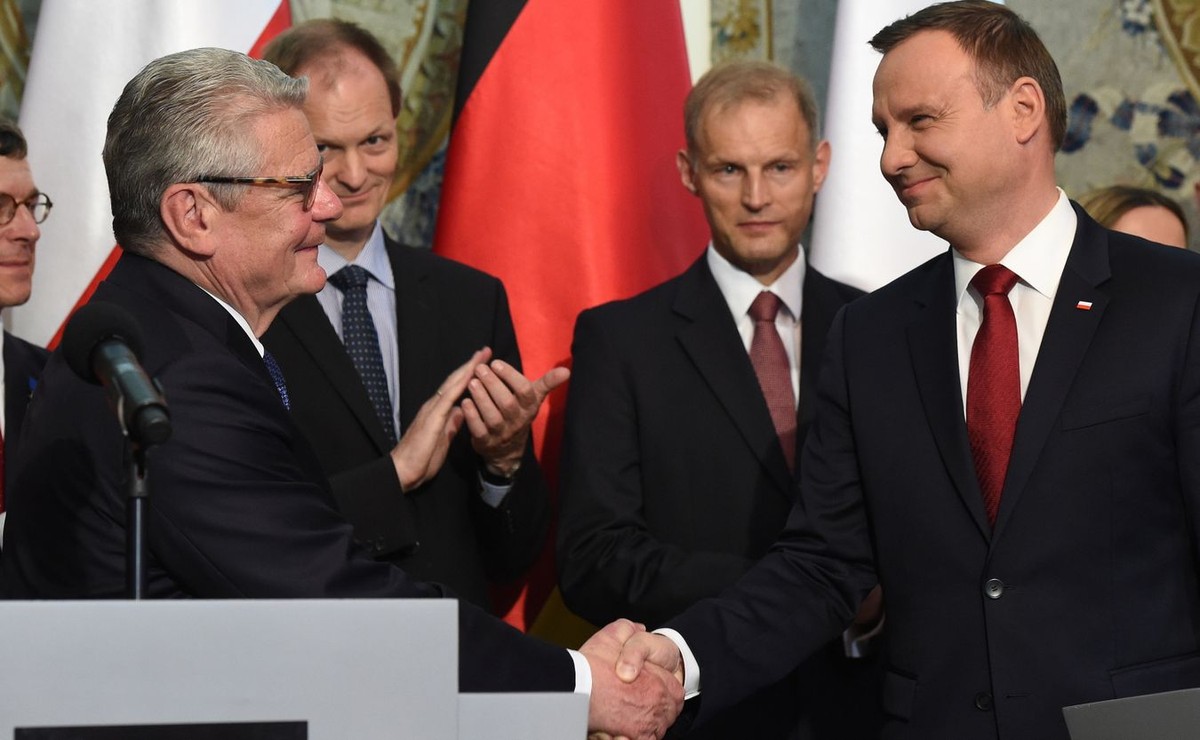 Joachim Gauck i Andrzej Duda