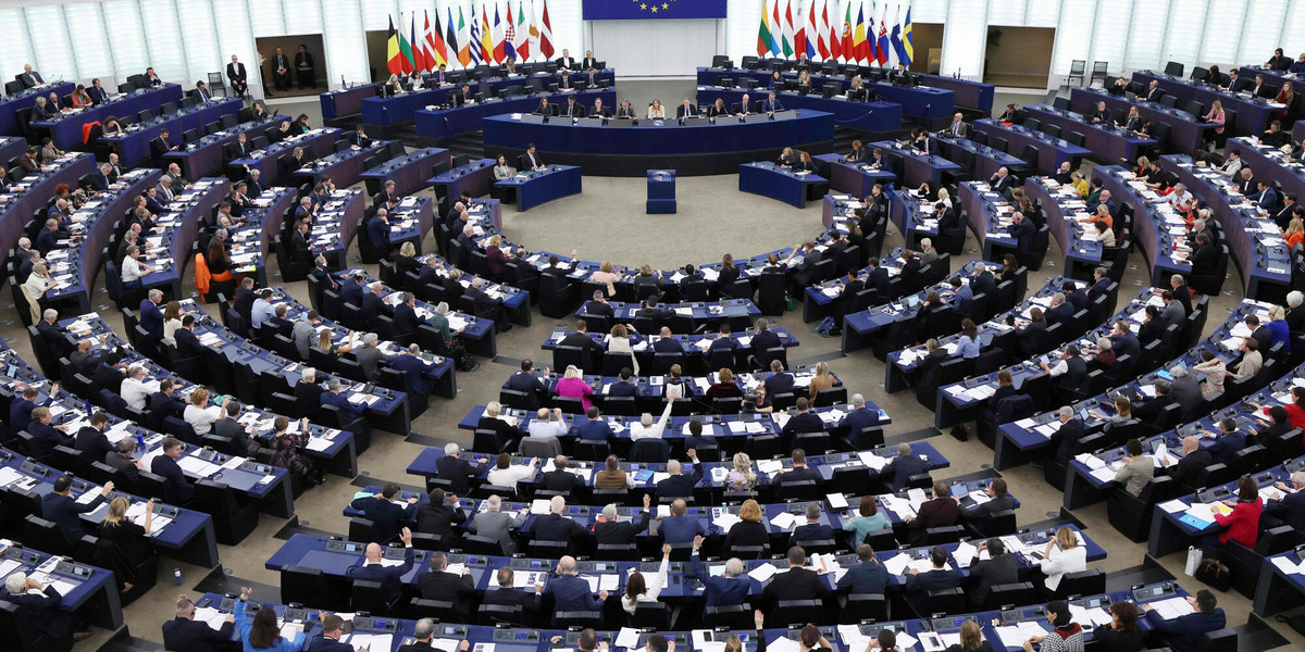 Siedziba Parlamentu Europejskiego w Strasburgu.