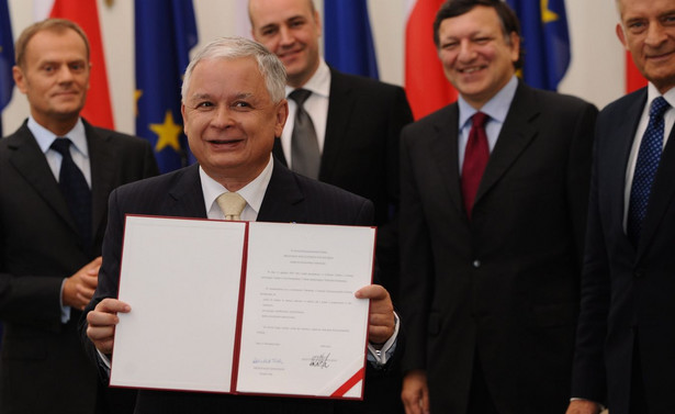 Sasin: Prezydent Kaczyński brał literę Traktatu Lizbońskiego za dobrą monetę. Dziś mamy inną sytuację