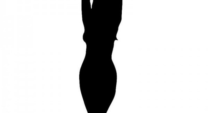 silhouette of a woman