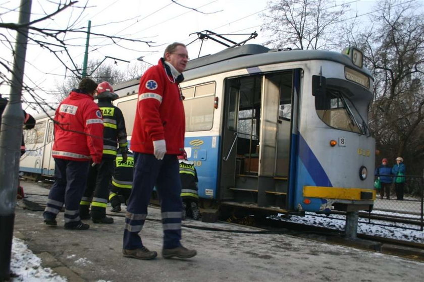 Zmiażdżył ją tramwaj