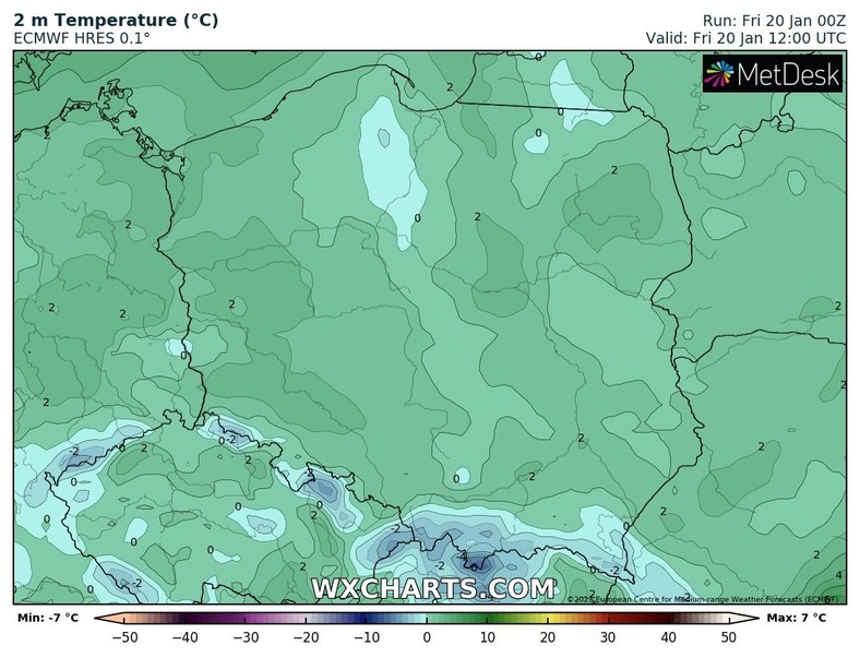 Temperatura na ogół będzie lekko dodatnia.