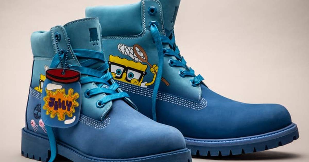 timberland spongebob boots