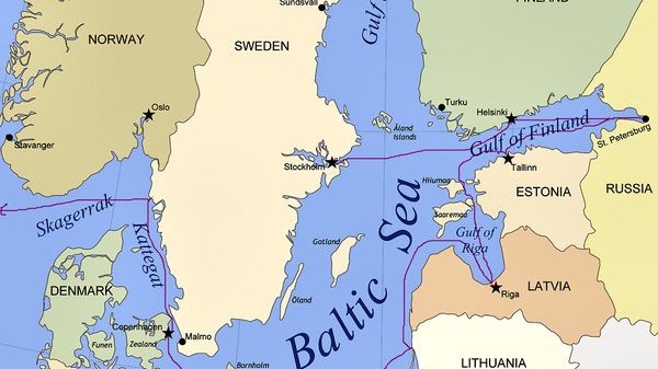Baltske balticke more mapa