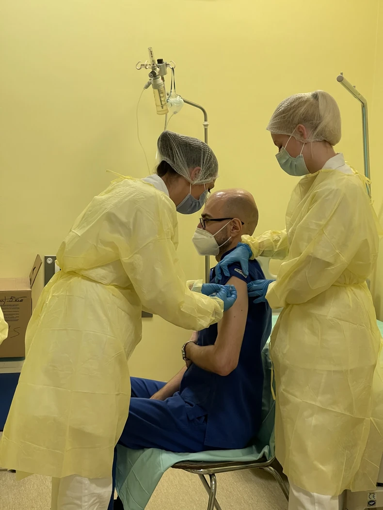 Vakcinisan anesteziolog dr Vladimir Dolinaj