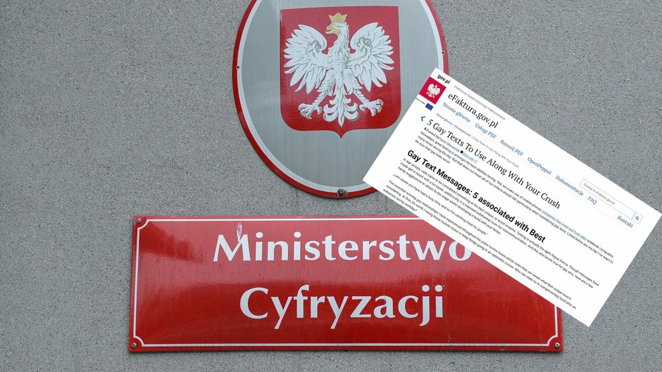 Strona efaktura.gov.pl została zhakowana.