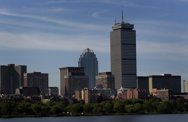 Wieżowce w Bostonie, USA.