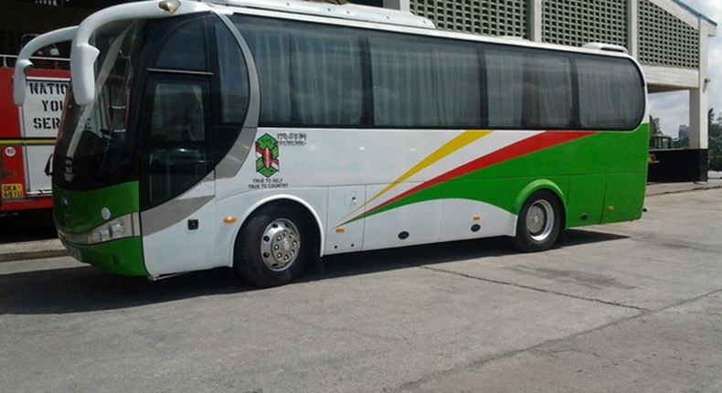 A NYS bus parked in Nairobi. (Pitstop Limited)