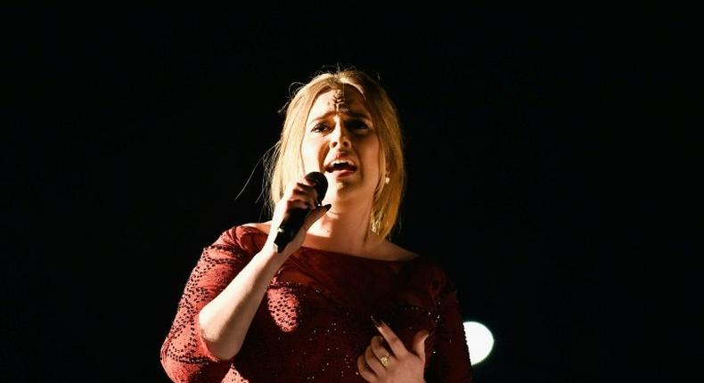 Singer Adele performs onstage during The 58th GRAMMY Awards on February 15, 2016 in Los Angeles, California