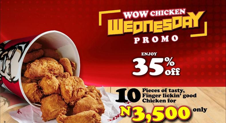 KFC's Wow Chicken Wednesday frenzy continues