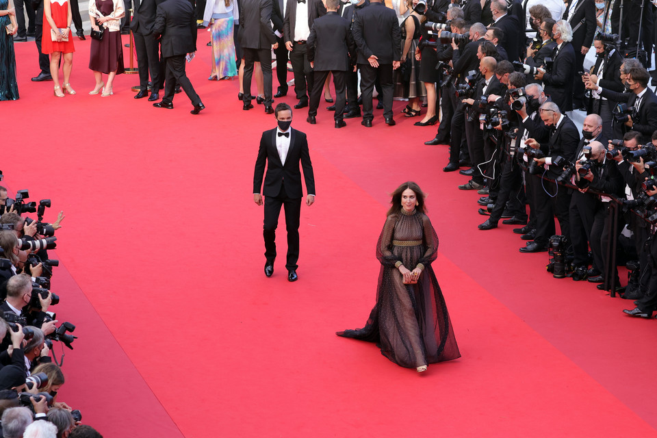 Elsa Zylberstein na festiwalu w Cannes