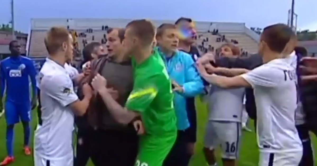 Roman Zozulia uderzył sędziego po meczu Dnipro Zoria Ługańsk