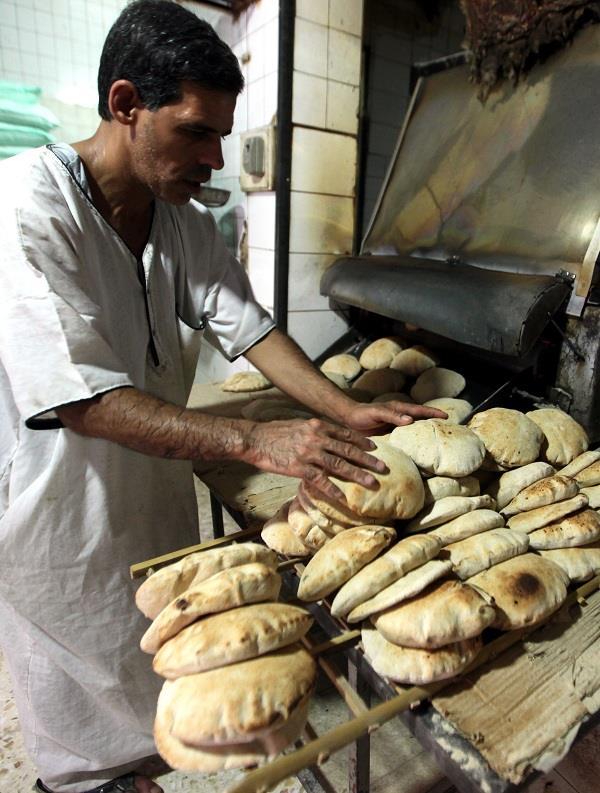 Egipski chleb arabski chleb do tekstu