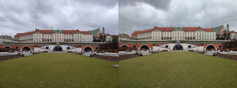 Zdjęcia z modułów standardowych aparatów realme 8 Pro (po lewej) oraz Redmi Note 10 Pro (kliknij, aby powiększyć)