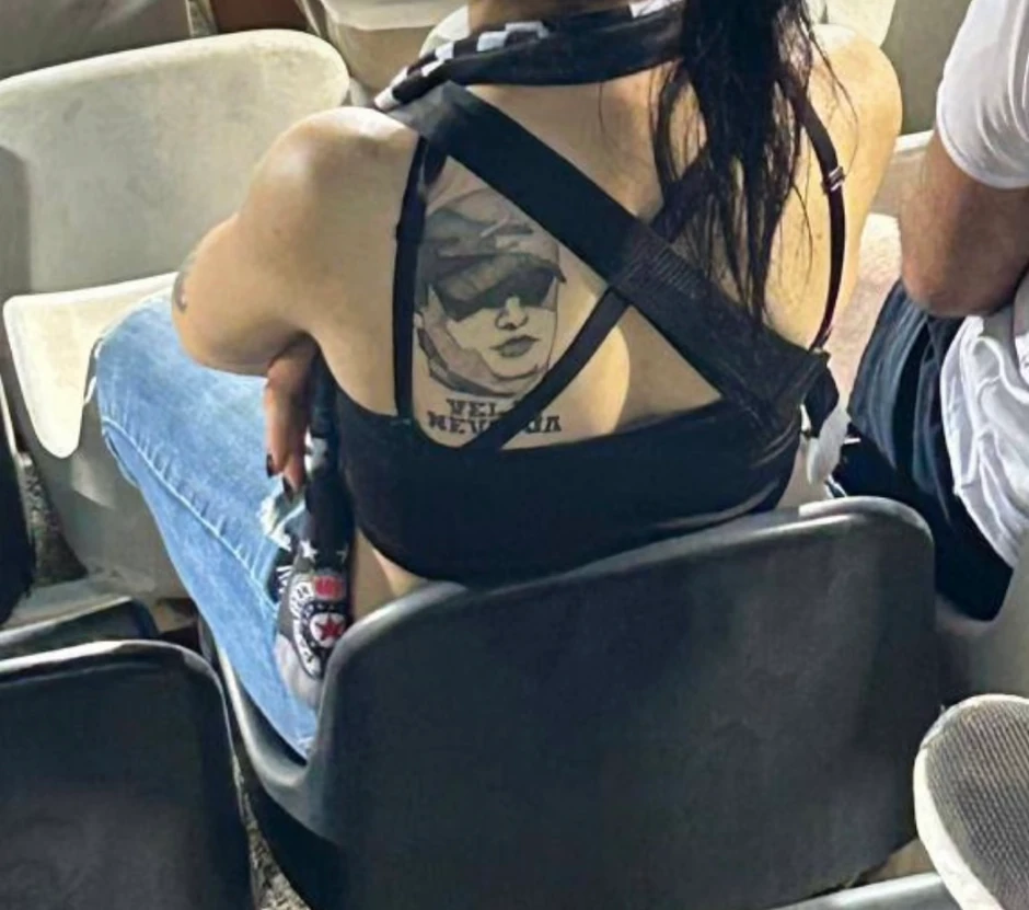 Tetovaža sa likom Veljka Belivuka 