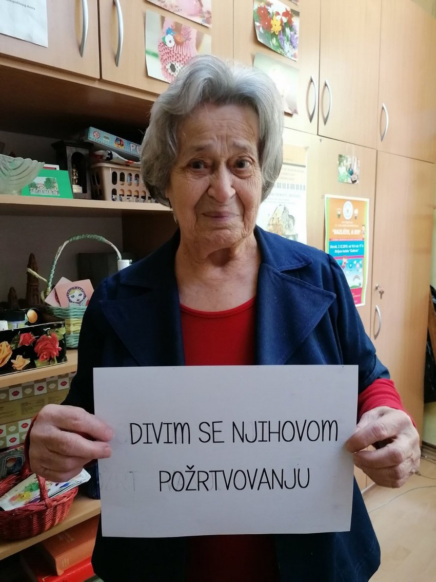 Poruke stanara Gerontološkog centra Subotica medicinskim sestrama