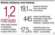 Rośnie światowy ruch lotniczy