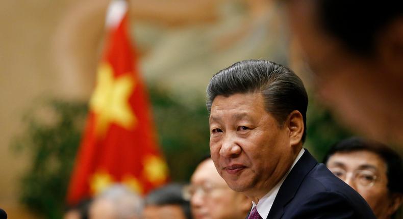 Chinese President Xi Jinping attends a meeting at the United Nations European headquarters in Geneva, Switzerland, January 18, 2017.