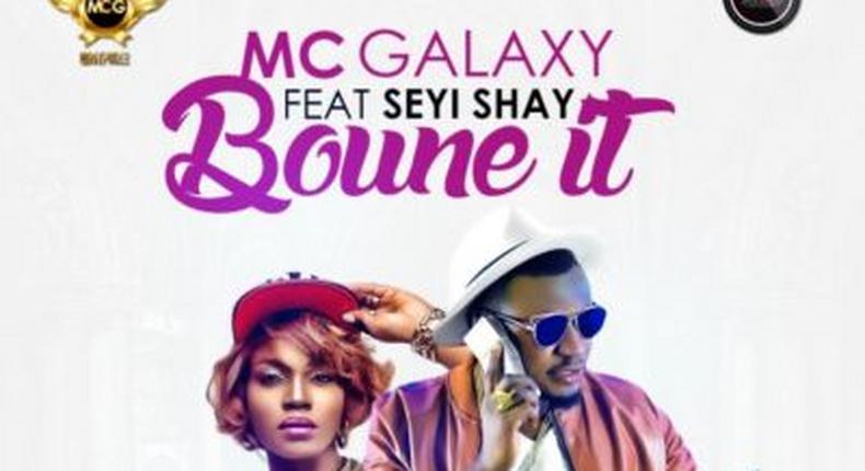 MC Galaxy ft Seyi Shay - 'Bounce it' artwork