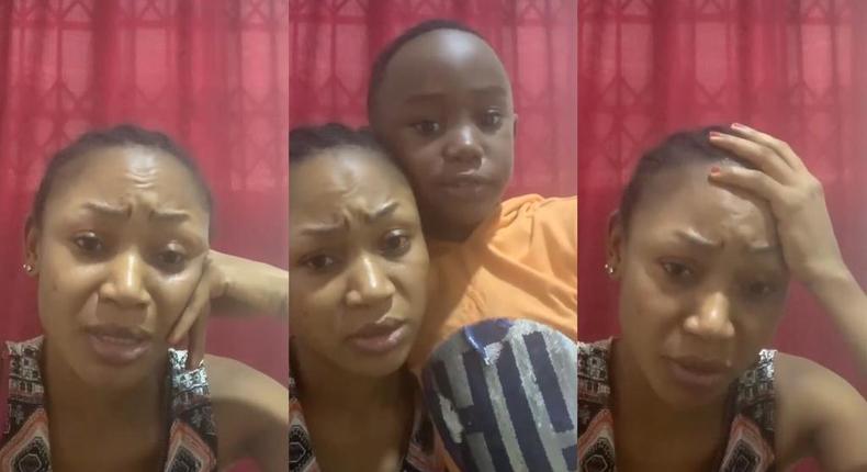 Akuapem Poloo and her son Chief